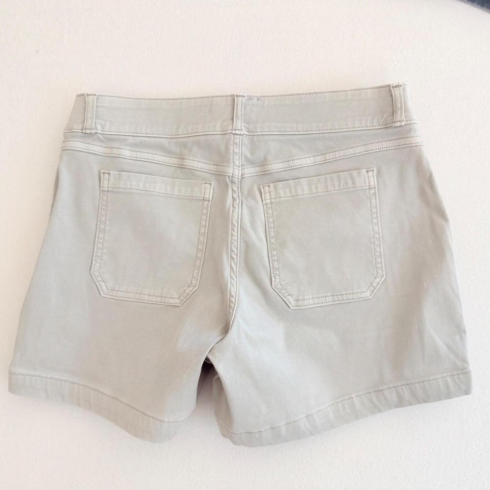 Spanx Stretch Twill Shorts  Bundle of 2 Beige and slate Size Med - Picture 5 of 12